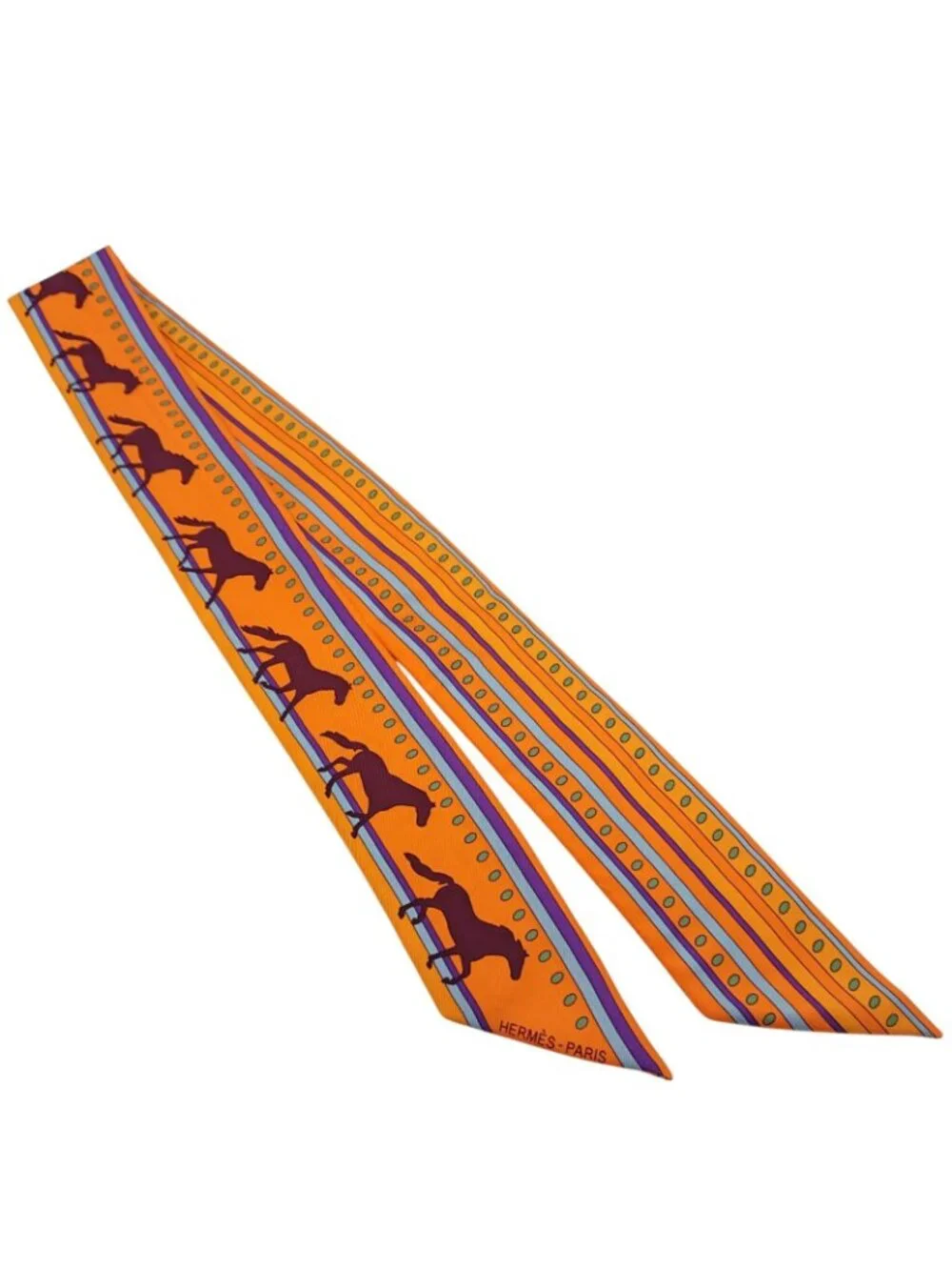 ★SOLD★ Hermes Sequences Horse Print Silk Scarf - Picture 2 of 13